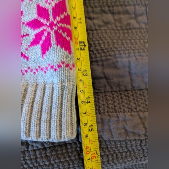 POL M Sweater with Reindeer And Snowflakes - Picture 8 of 10